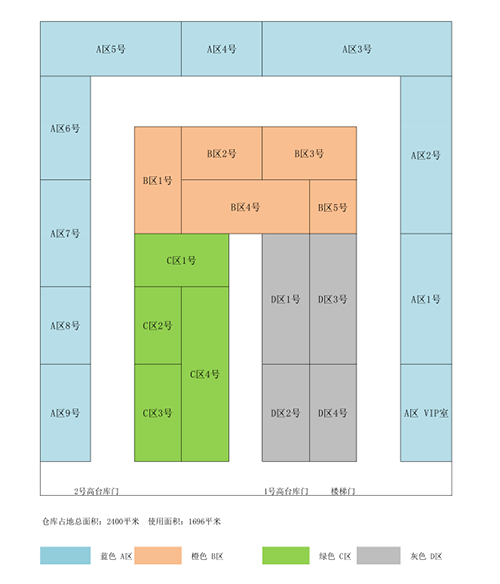 指纹独立开启)                      mini3平方米独立仓储(舱内货架)